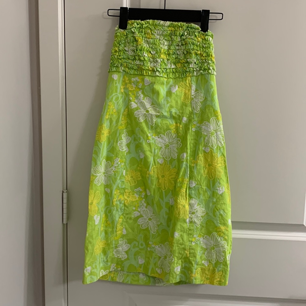 Lilly Pulitzer strapless dress